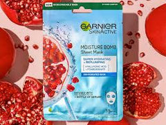 Garnier SkinActive Hydra Bomb Sheet Mask Super Hydrating + Replumping Mask 28gm - Velveras