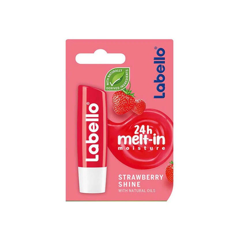 Labello 24h Melt In Moisture Lip Balm Strawberry 4.8gm - Velveras