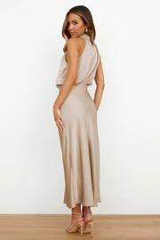 Women's Elegant Satin Long Dress