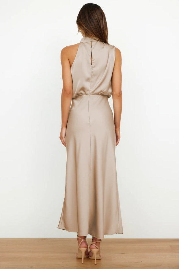 Women's Elegant Satin Long Dress