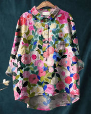 Stylish Floral Print Blouse