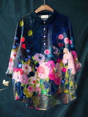 Stylish Floral Print Blouse